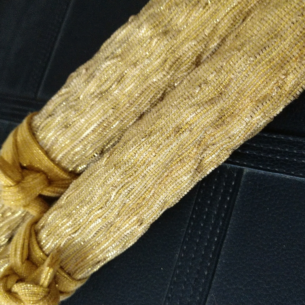 #3 VINTAGE Pair Gold Placemats for your Holiday table